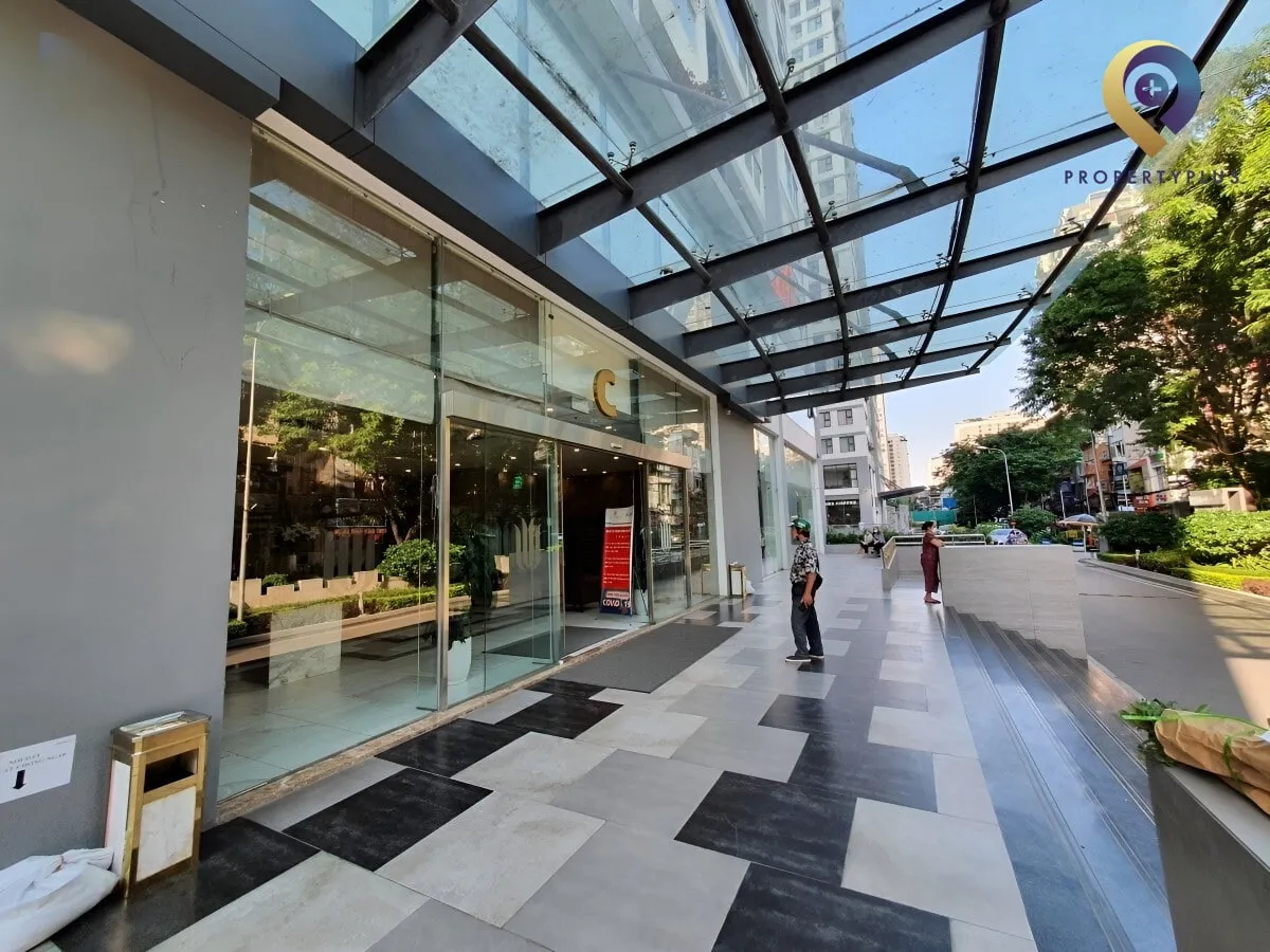 Reception area with elevators at Hatay Millennium Tower